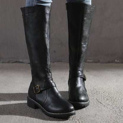 Women’s Classic Buckle Knee-High Boots