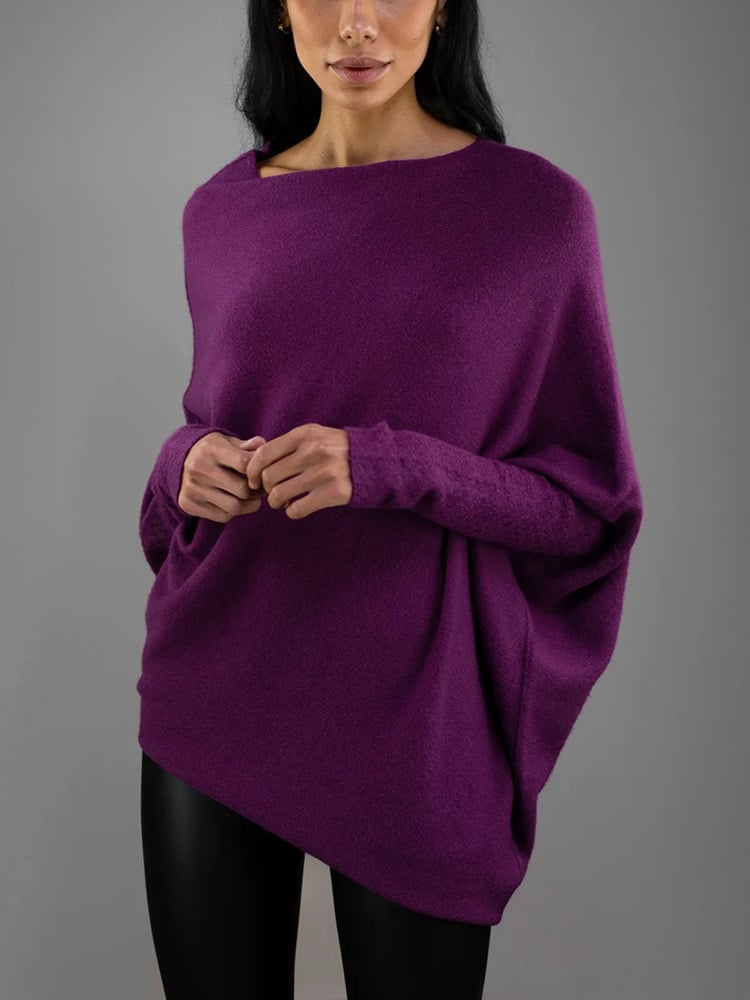 Women’s Off-Shoulder Loose Fit Sweater