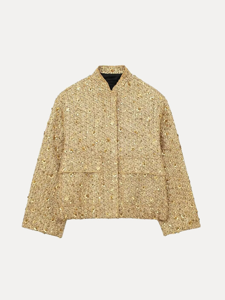 Women’s Textured Jacket with Pockets
