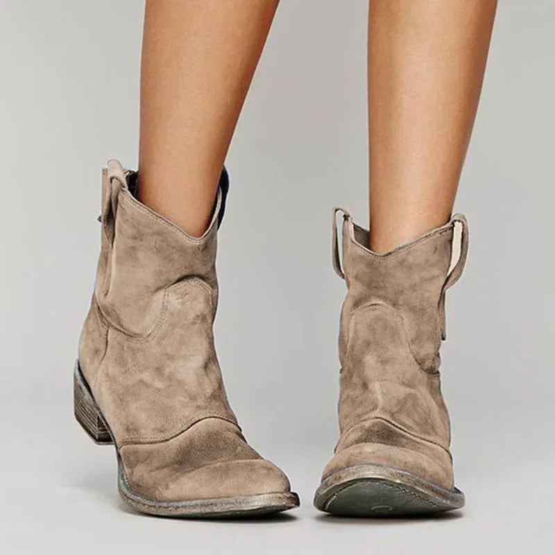 Women’s Vintage Western Ankle Boots