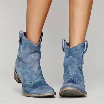 Women’s Vintage Western Ankle Boots