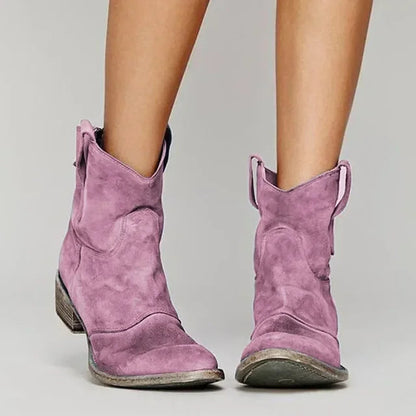 Women’s Vintage Western Ankle Boots