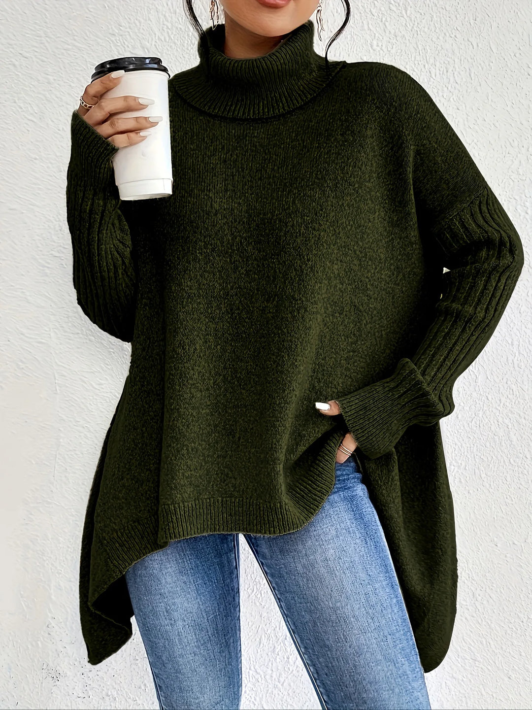 Women’s Premium Cashmere Turtleneck Sweater
