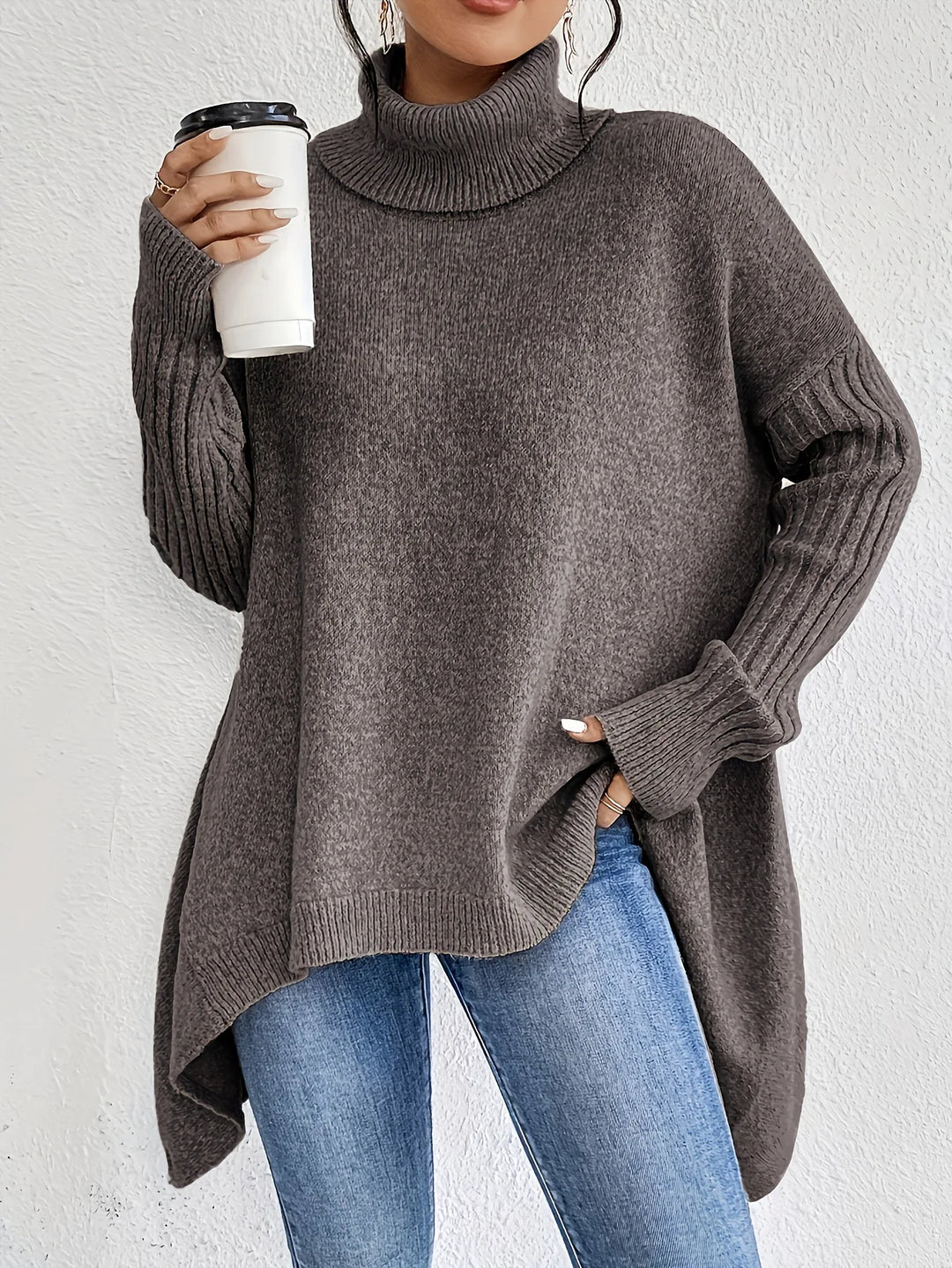 Women’s Premium Cashmere Turtleneck Sweater