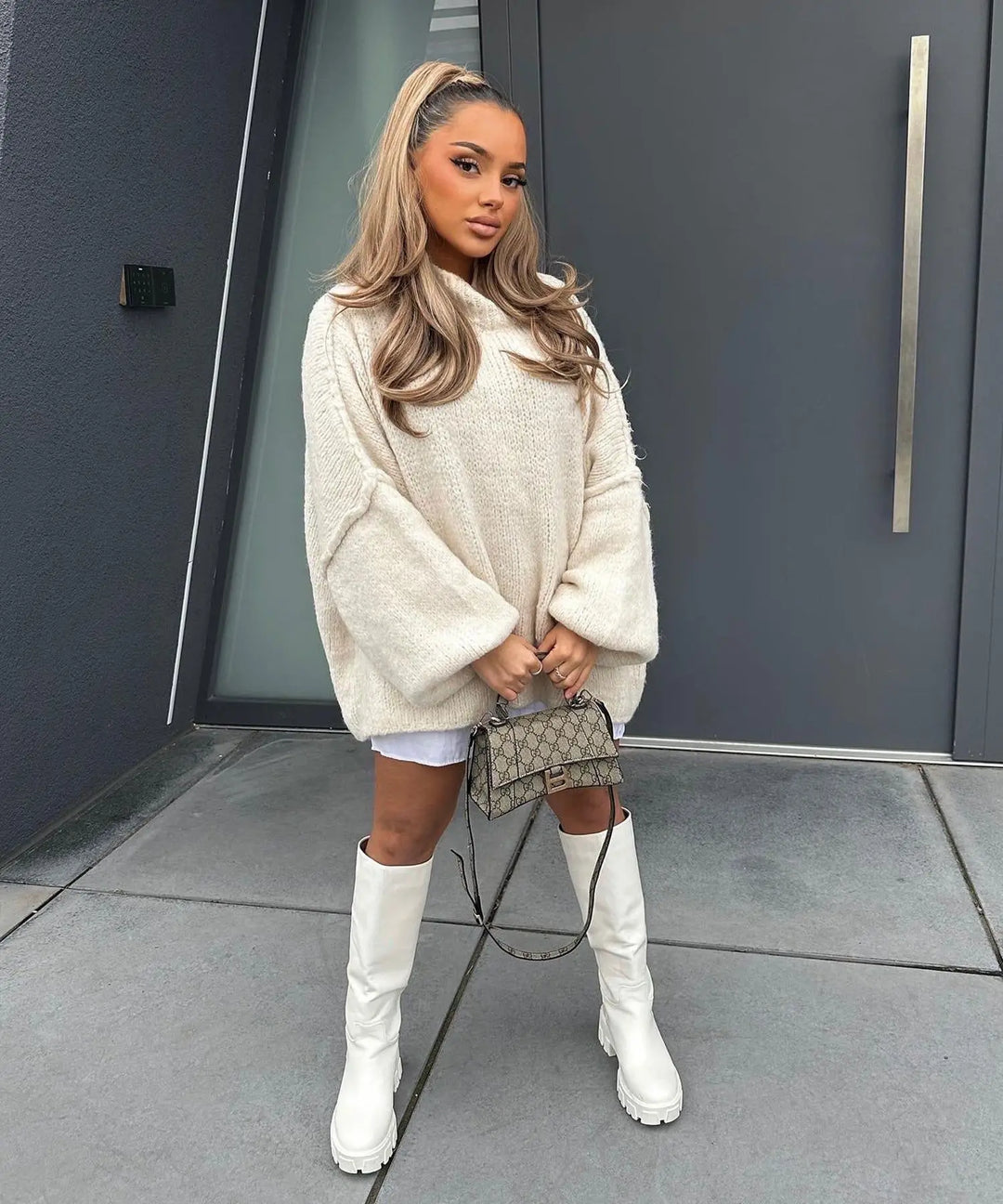 Women’s Casual Relaxed Turtleneck Sweater