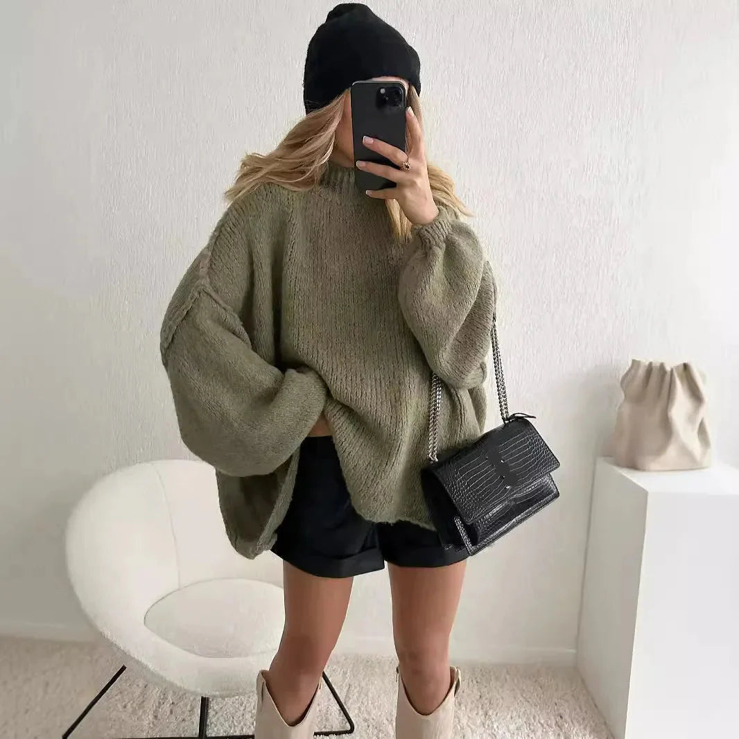 Women’s Casual Relaxed Turtleneck Sweater