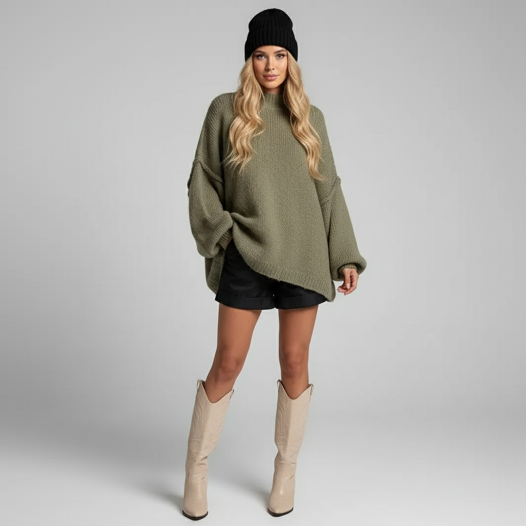 Women’s Casual Relaxed Turtleneck Sweater