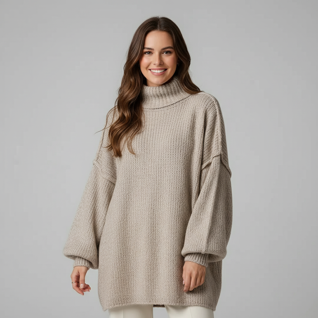 Women’s Casual Relaxed Turtleneck Sweater