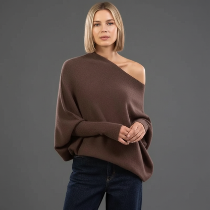 Women’s Off-Shoulder Loose Fit Sweater