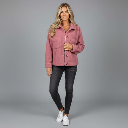 Women’s Casual Sherpa Fleece Jacket