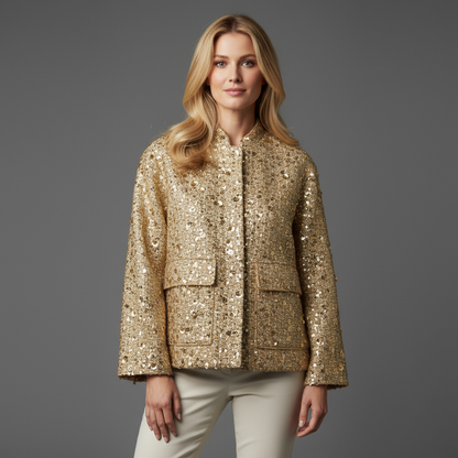 Women’s Textured Jacket with Pockets