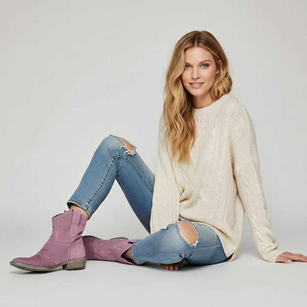 Women’s Vintage Western Ankle Boots