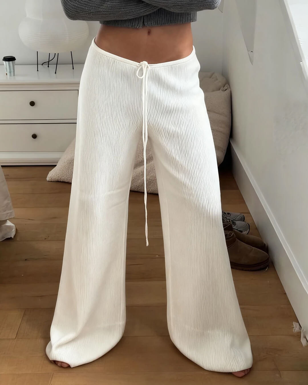 Gabriela Ribbed Knit Lounge Pants