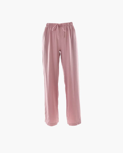 Norma High Waist Satin Wide Leg Trousers