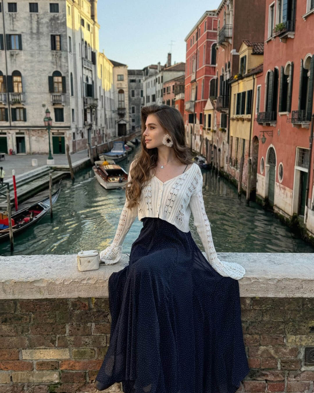 Ivana Hollow Out Knitted Cardigan