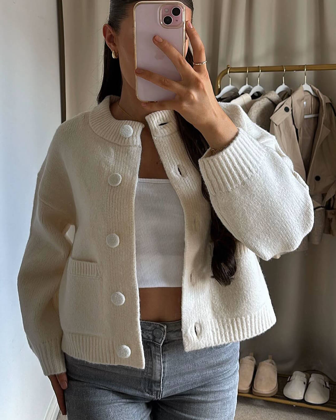 Nessa Thick Knitted Cardigan