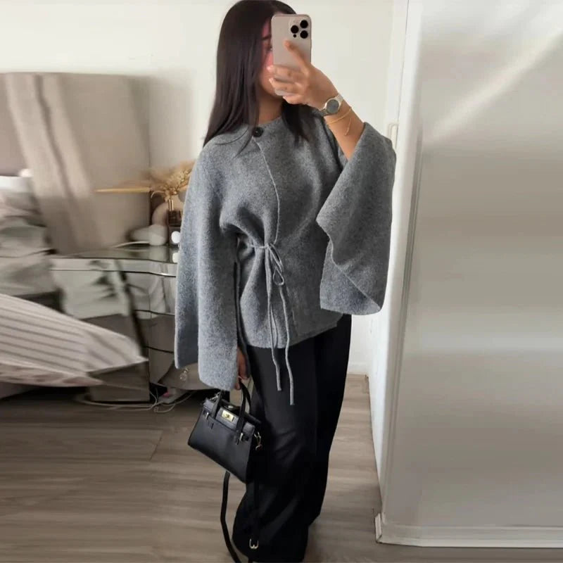 Suzette Slit Batwing Cardigan