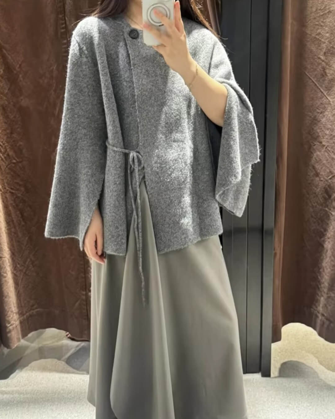 Suzette Slit Batwing Cardigan