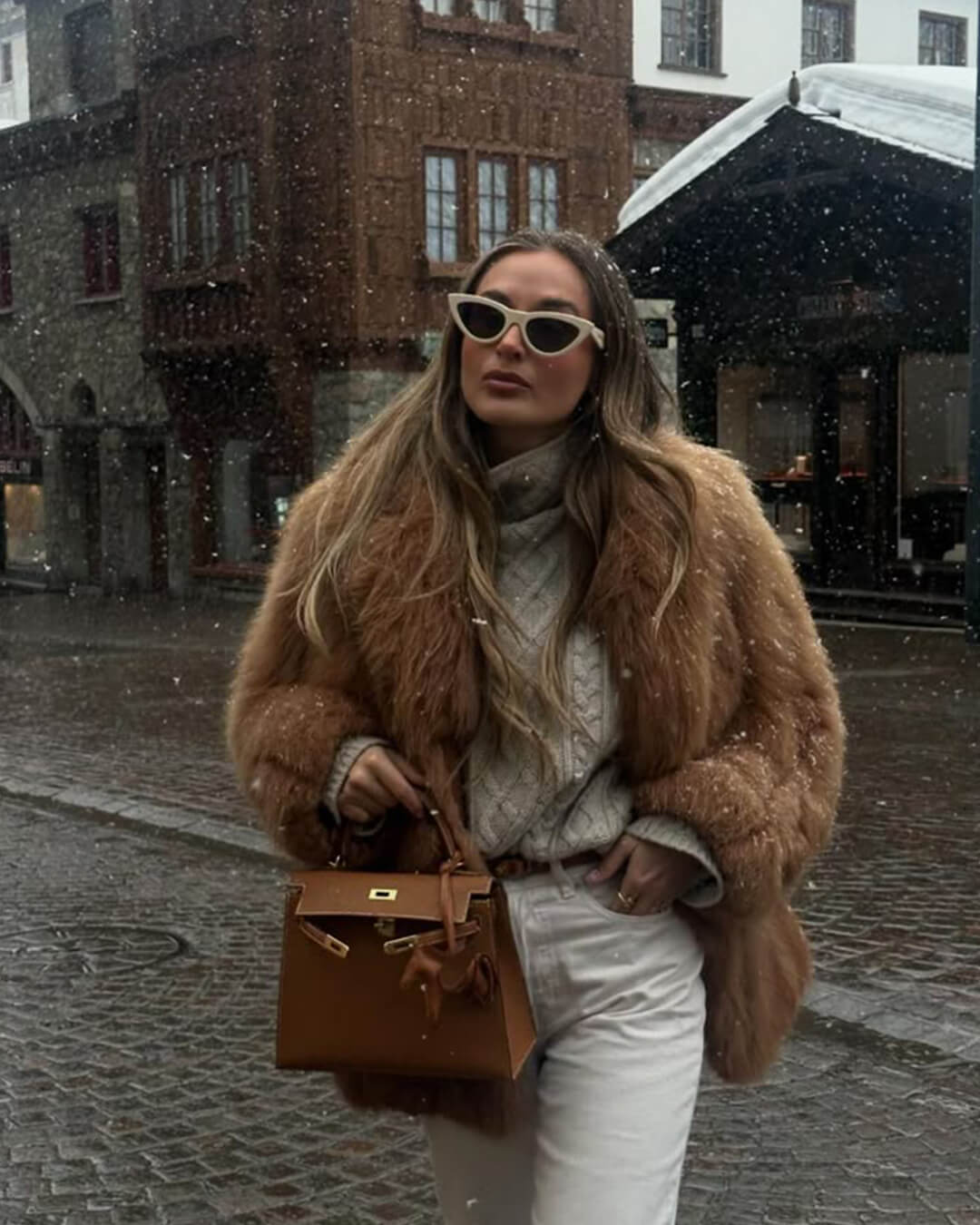 Carissa Faux Fur Coat