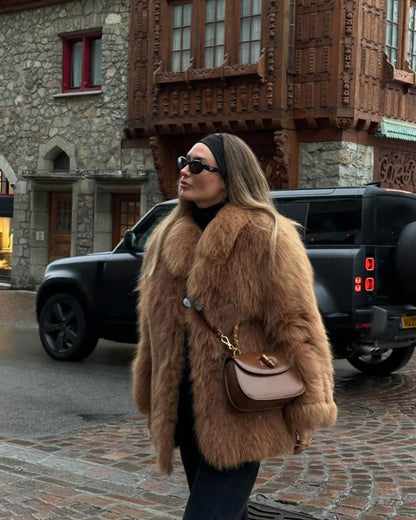 Carissa Faux Fur Coat