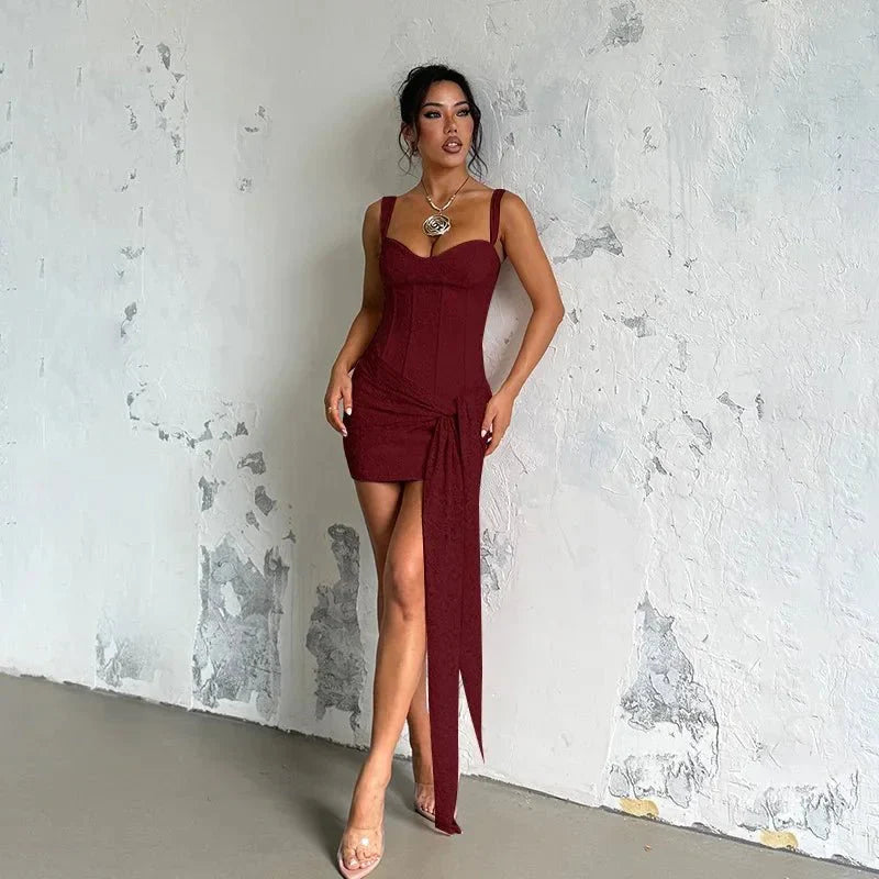 Amanda Sleeveless Corset Mini Dress