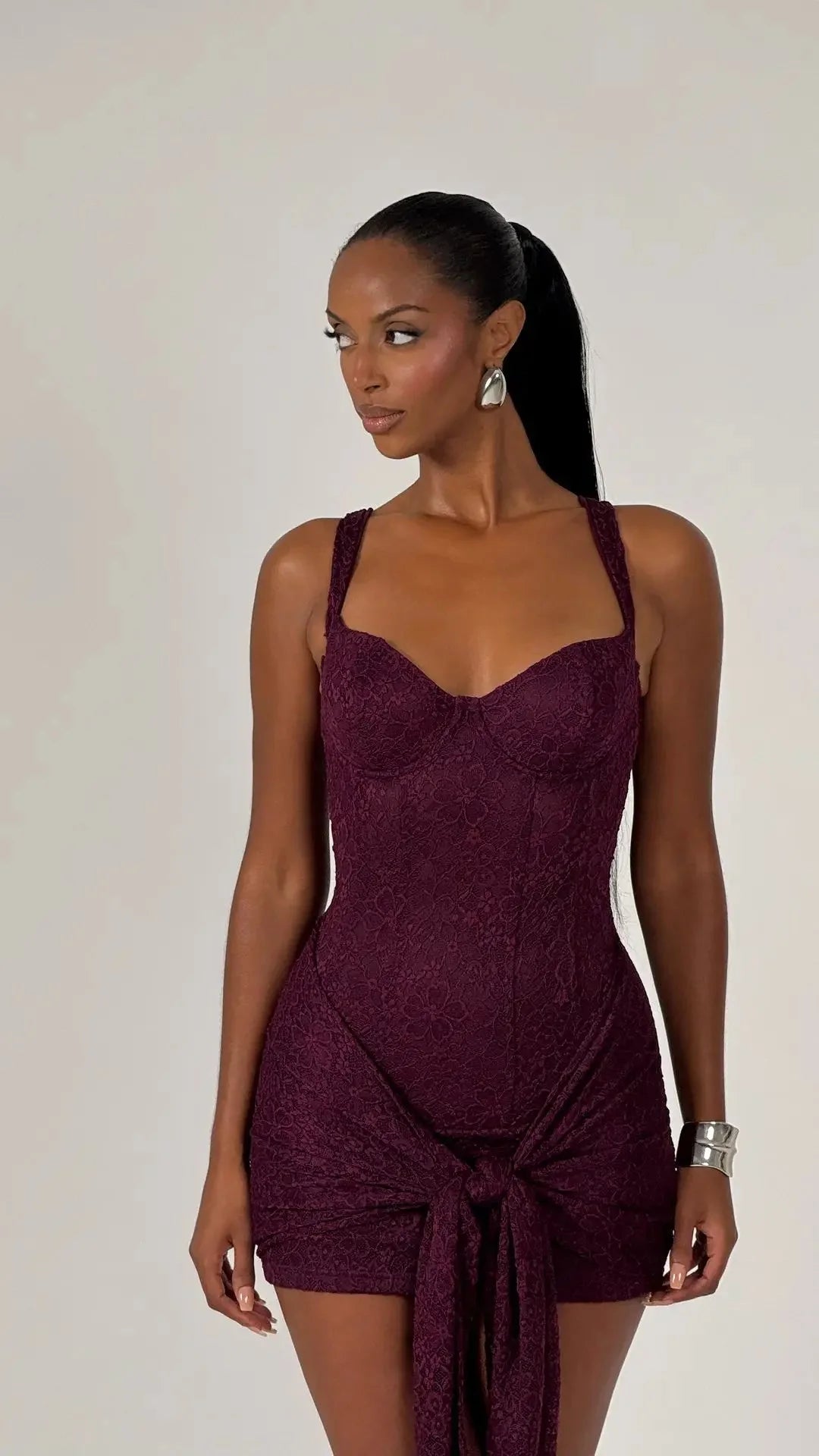 Amanda Sleeveless Corset Mini Dress