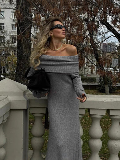 Danika Pullover Maxi Knit Dress
