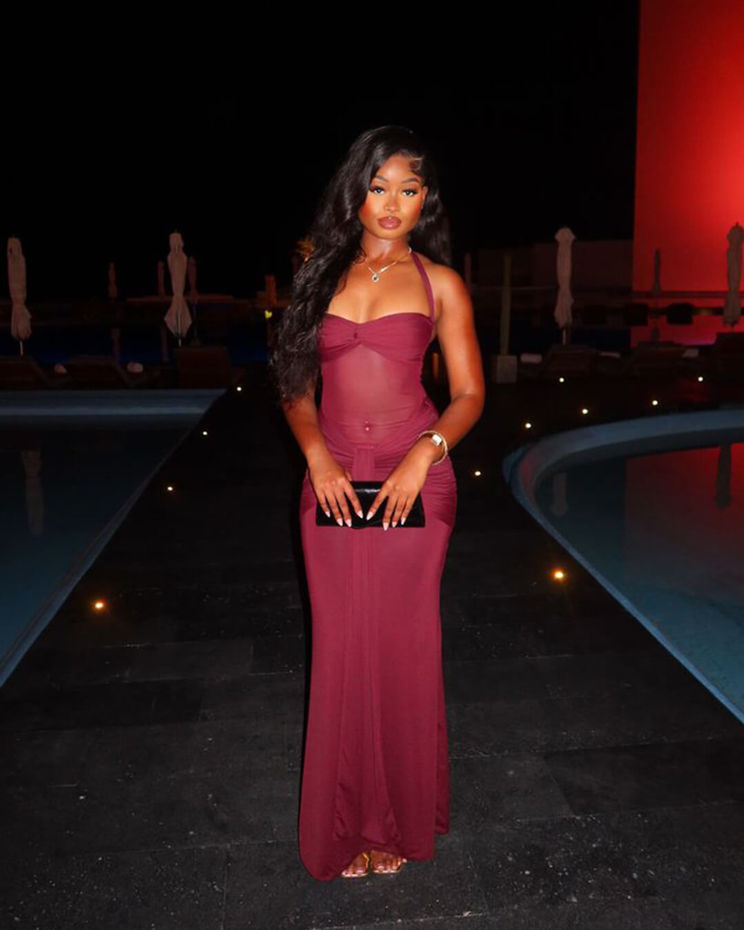 Fenella Backless Maxi Dress