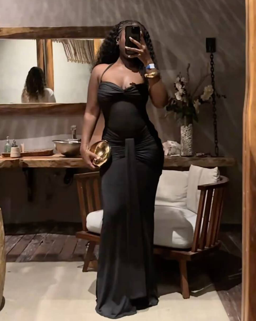 Fenella Backless Maxi Dress