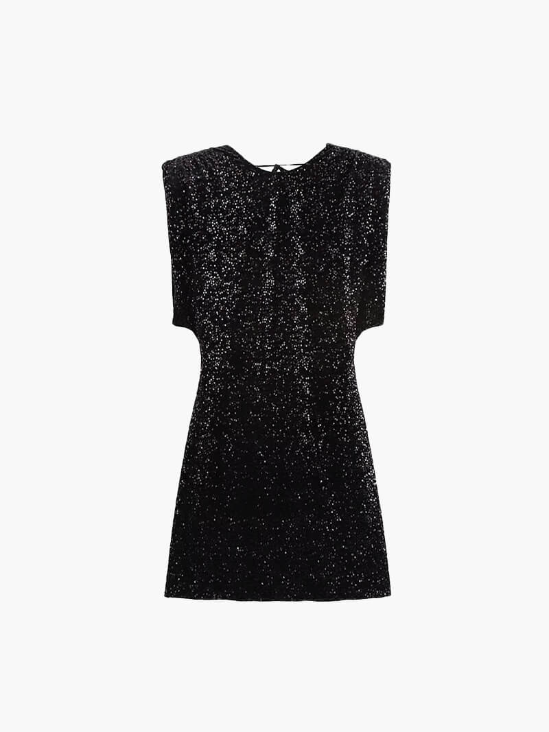 Gillian Glitter Mini Dress