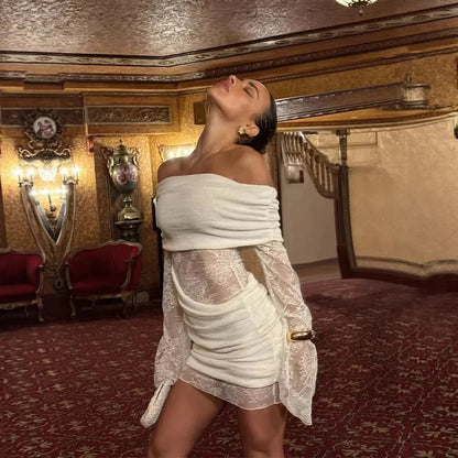 Keira Off-Shoulder Mini Dress