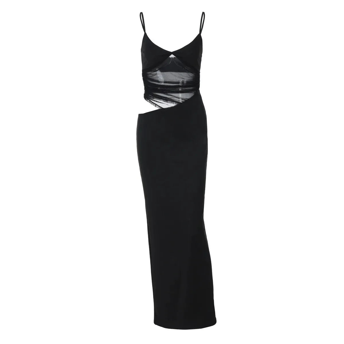Lorraine Sheer Cutout Maxi Dress