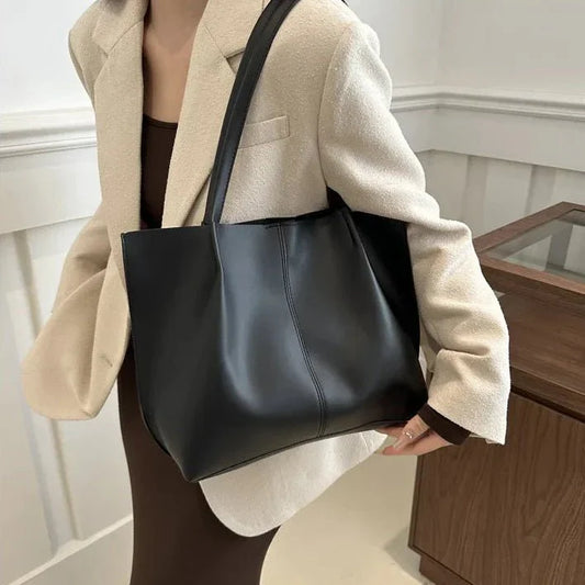Calista Faux Leather Tote Bag
