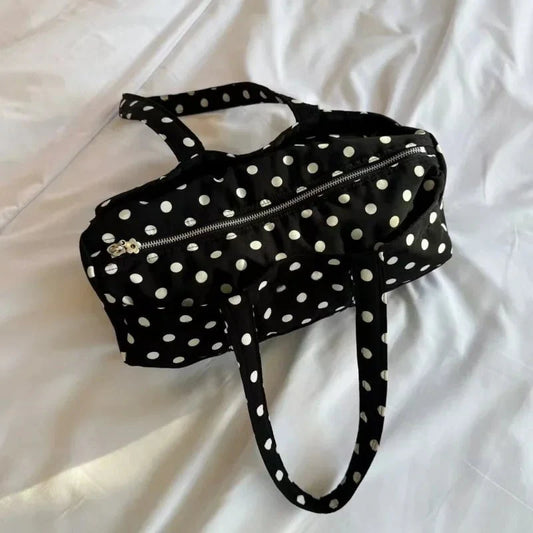 Kate Polka Dot Mini Duffle Bag