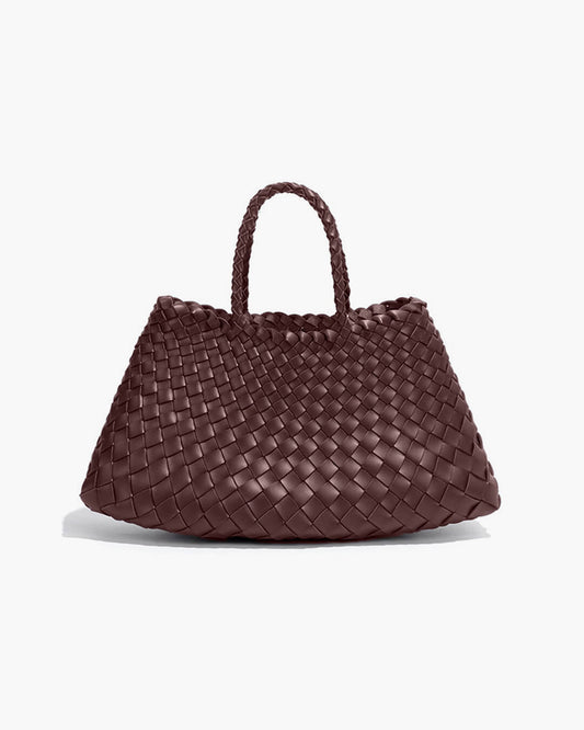 Marissa Vegan Leather Woven Bag Medium