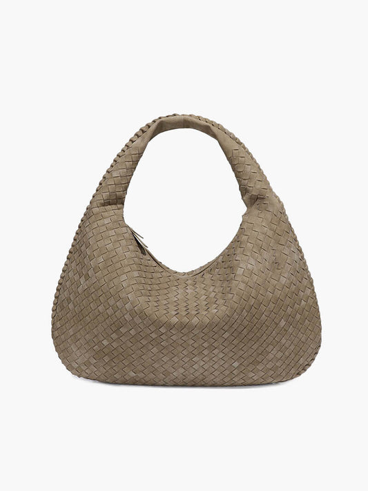 Suede Woven Bag Xl