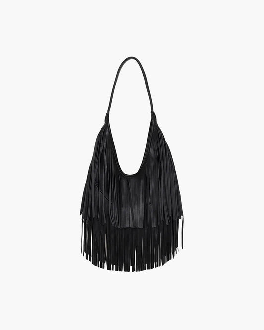 Tatiana Tasseled Hobo Bag