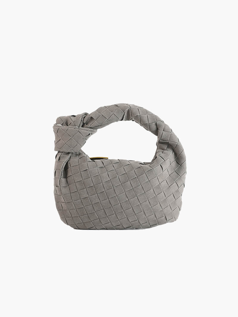 Woven Bag Mini Suede