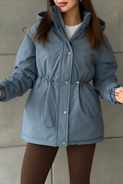 Adele Hooded Windbreaker Jacket