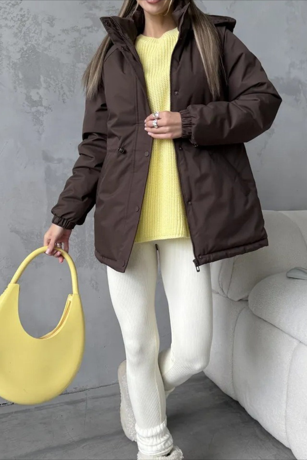 Adele Hooded Windbreaker Jacket