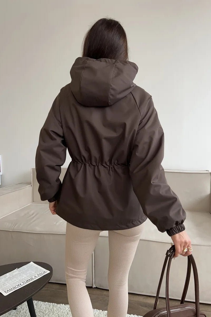 Adelia Waterproof Hooded Jacket