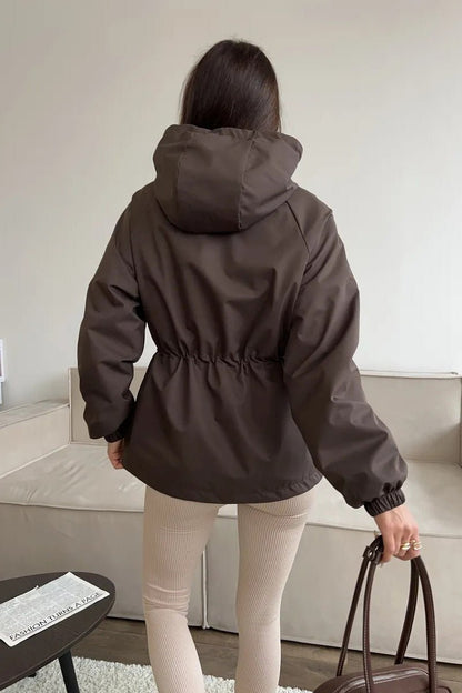 Adelia Waterproof Hooded Jacket