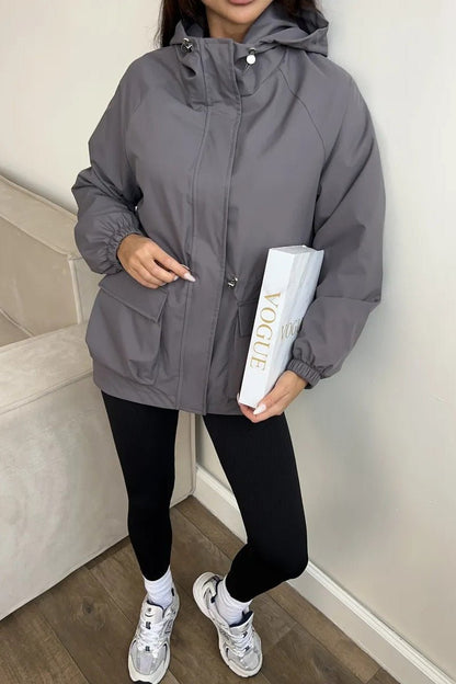 Adelia Waterproof Hooded Jacket