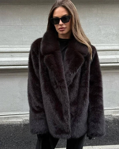 Carissa Faux Fur Coat