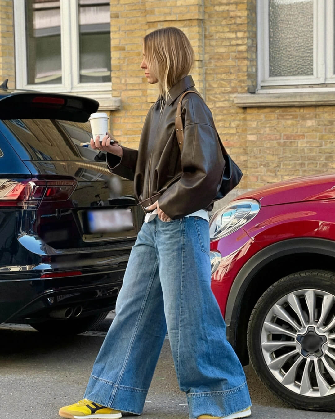 Caroline Vegan Leather Jacket