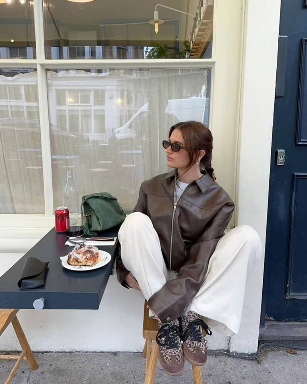 Caroline Vegan Leather Jacket