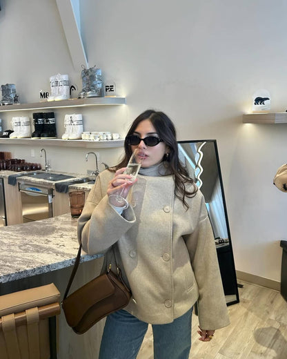 Clarissa Jacket With Stand Collar