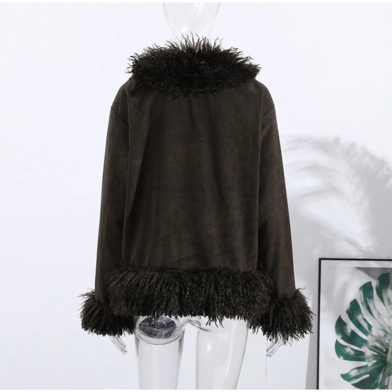 Daisy Plush Faux Fur Coat