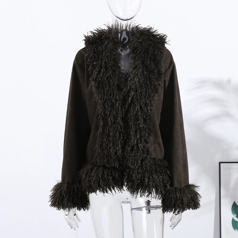 Daisy Plush Faux Fur Coat