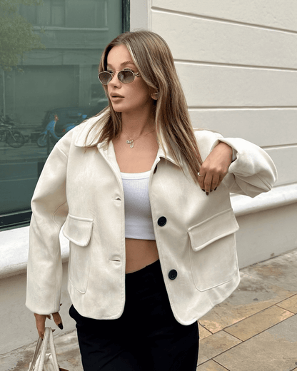 Elara Suede Jacket